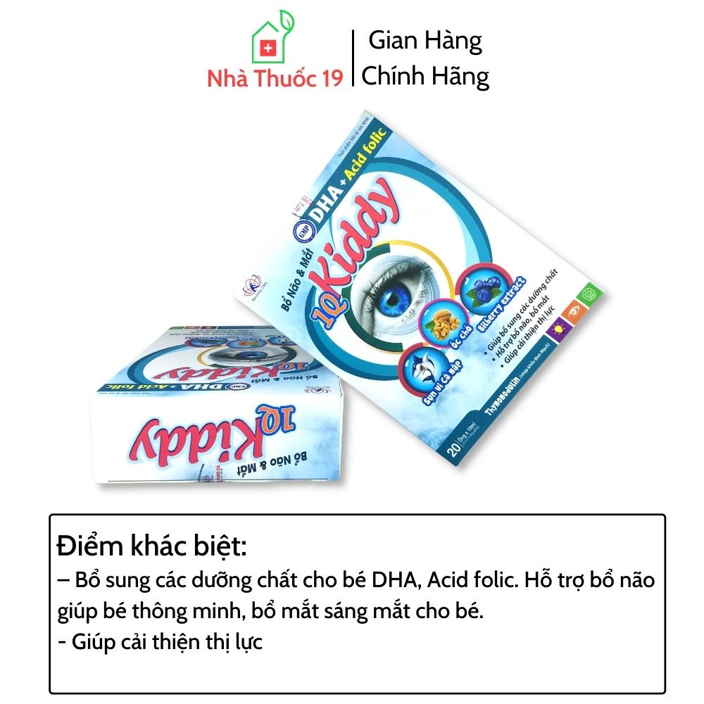 Bổ Não Bổ Mắt IQ KIDDY Cho Bé Giúp Bổ Sung DHA Giúp Cải Thiện Thị Lực Phát Triển Não Bộ Giúp Bé Thông Minh Sáng Mắt