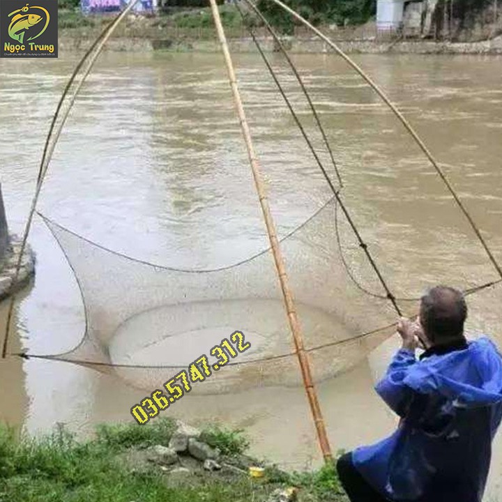 Vó Cá,Vó Bắt Cá-Tôm-Cua bằng tay A TRUNG chất lượng 368