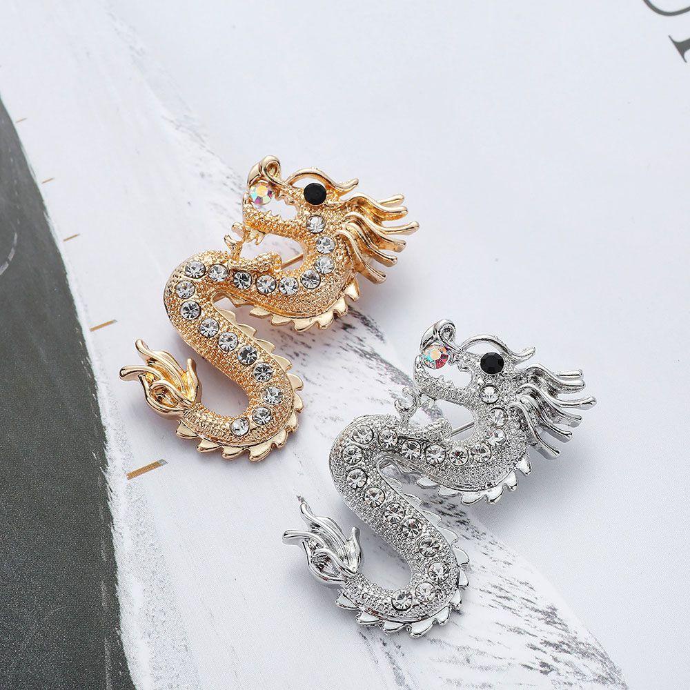 Trâm Cài Áo Hình Rồng Phong Cách Vintage Cho Nam