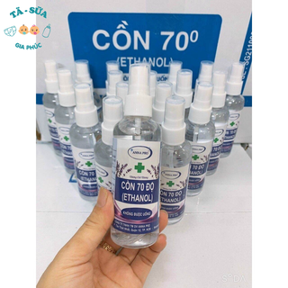 Cồn y tế rửa tay xịt sát khuẩn 70 độ 100ml hương Lavender
