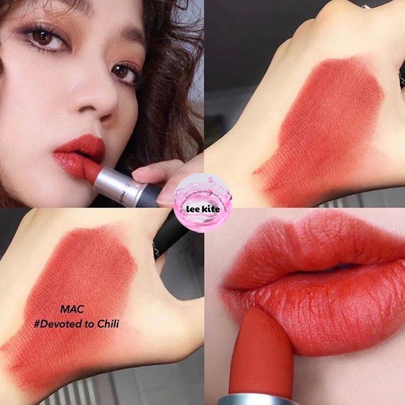 Son Mac Powder Kiss Màu Devoted to Chili 316 - Đỏ Đất
