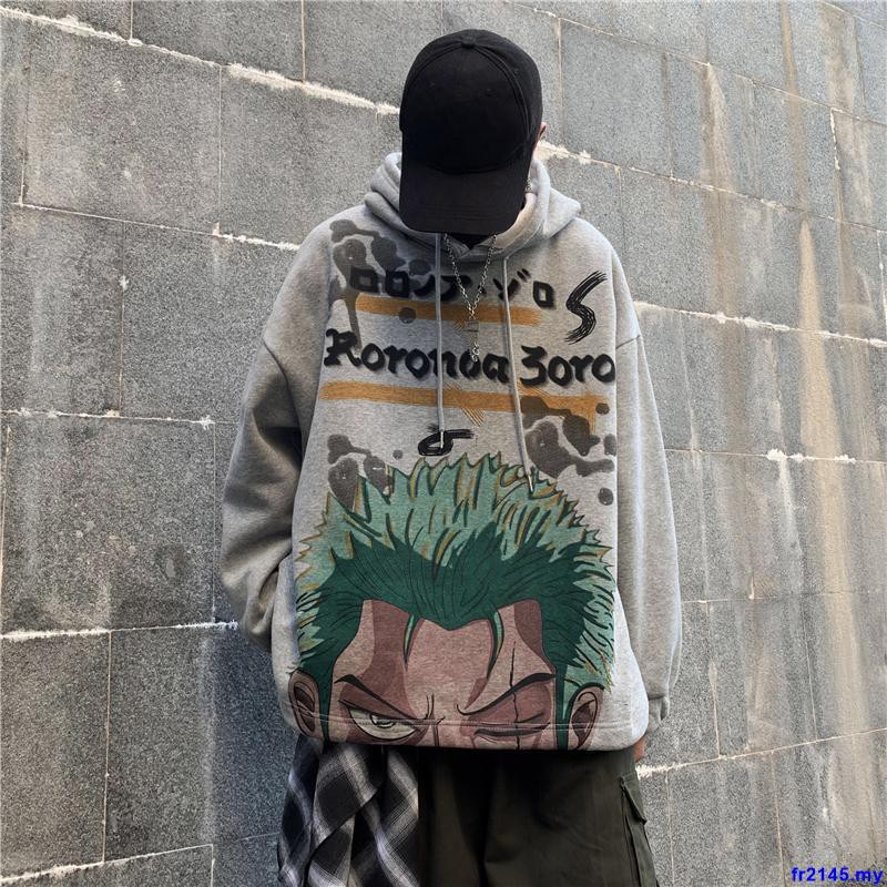 Áo Khoác Hoodie Nhung Màu Tối In Hình Naruto Fr2145. My1. 3 Thời Trang Mùa Thu Cho Nam