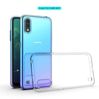Ốp Samsung A01 dẻo trong suốt (Loại đẹp)
