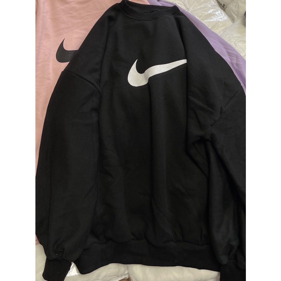 Áo nỉ nữ cổ tròn tay bồng hình vảy 4 màu mặc thu đông - Uni | BigBuy360 - bigbuy360.vn