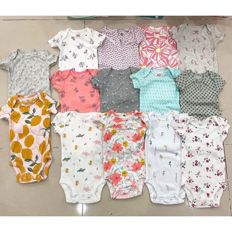 Body suit carter ngắn tay cho bé trai và gái
