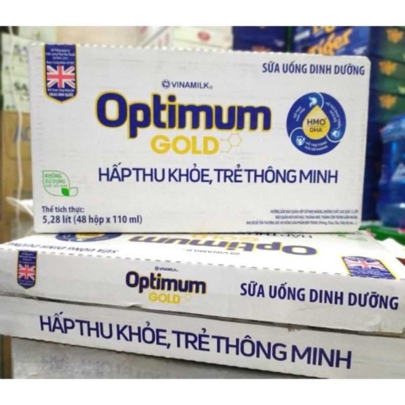 Lốc 4 Hộp Sữa Optimum Gold Vinamilk 110ml