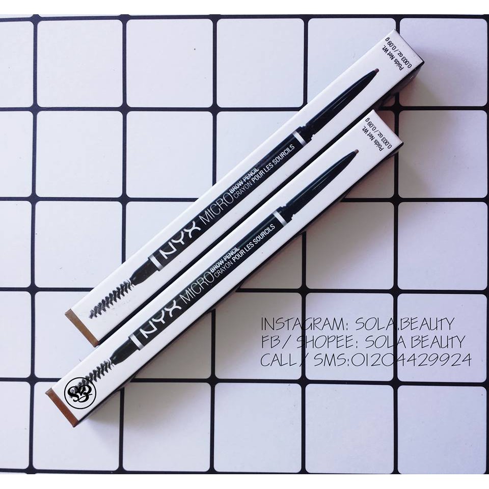 Chì kẻ lông mày Nyx Micro Brow Pencil