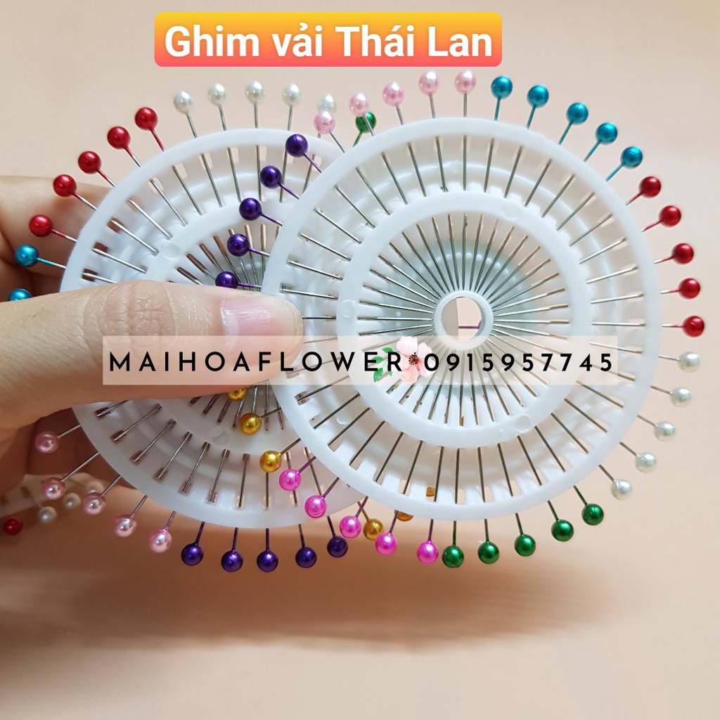 Ghim cố định vải may mặc, ghim nút, ghim mũ