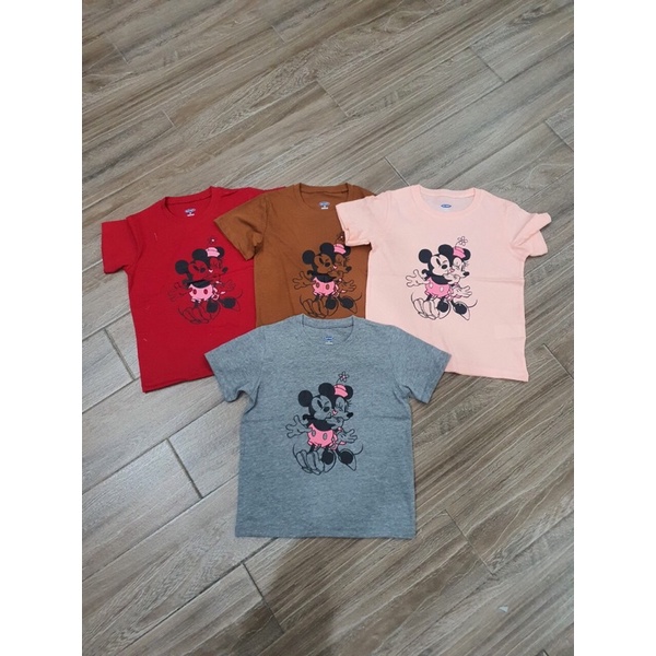 Áo thun bé gái in hình micky cotton 1-5Y satsunkid