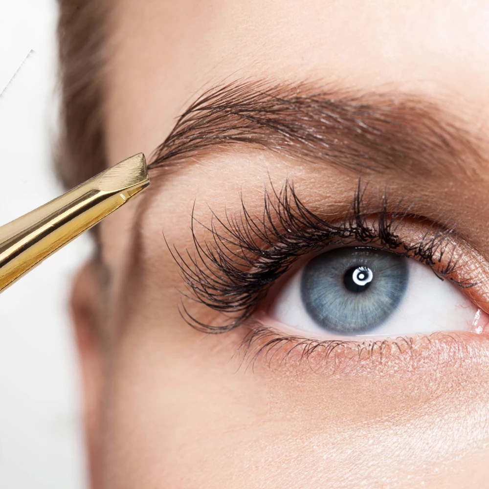 1 Nhíp Inox Nhổ Lông Mày Đa Năng