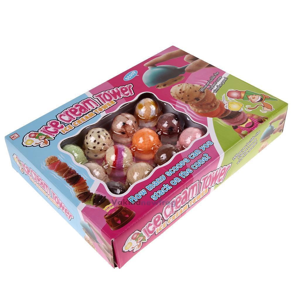Set đồ chơi mô phỏng kem ốc quế dễ thương thông minh sáng tạo dành cho trẻ
