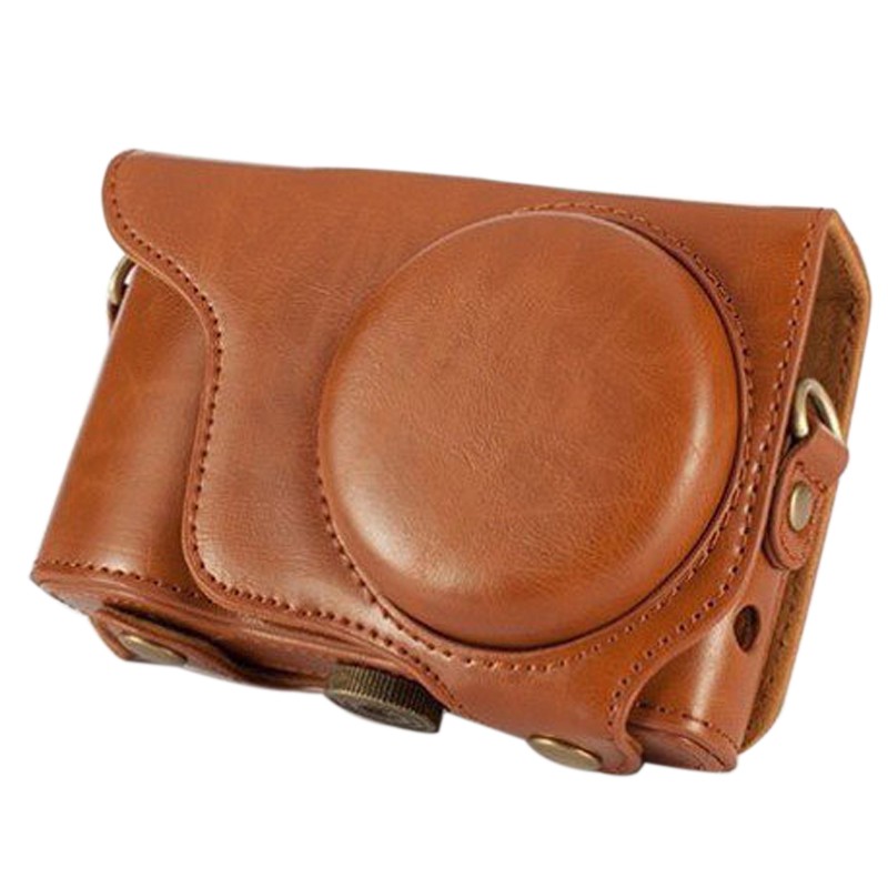 Ốp Lưng Máy Ảnh Da PU Cho Samsung Galaxy Camera EK-GC100 / GC200 / GC110 Có Dây Đeo