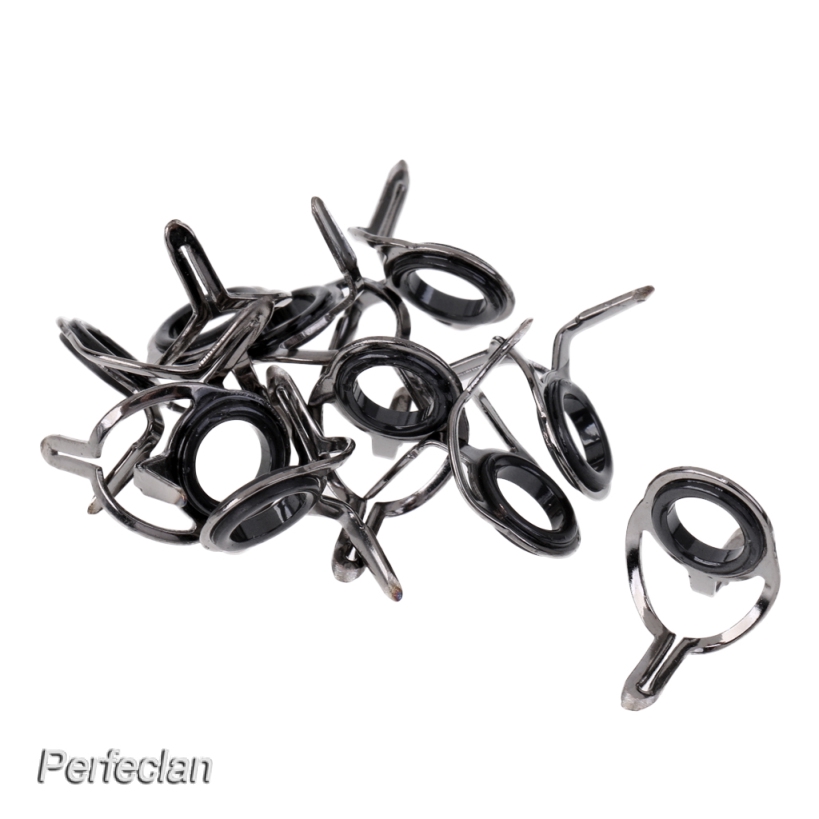 Bộ 10 Vòng Dẫn Cần Câu Cá Bằng Thép Không Gỉ