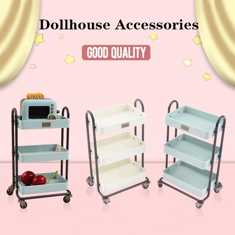 Giá Đỡ Điện mini Có Thể Di Chuyển Cho Nhà Búp Bê DOM