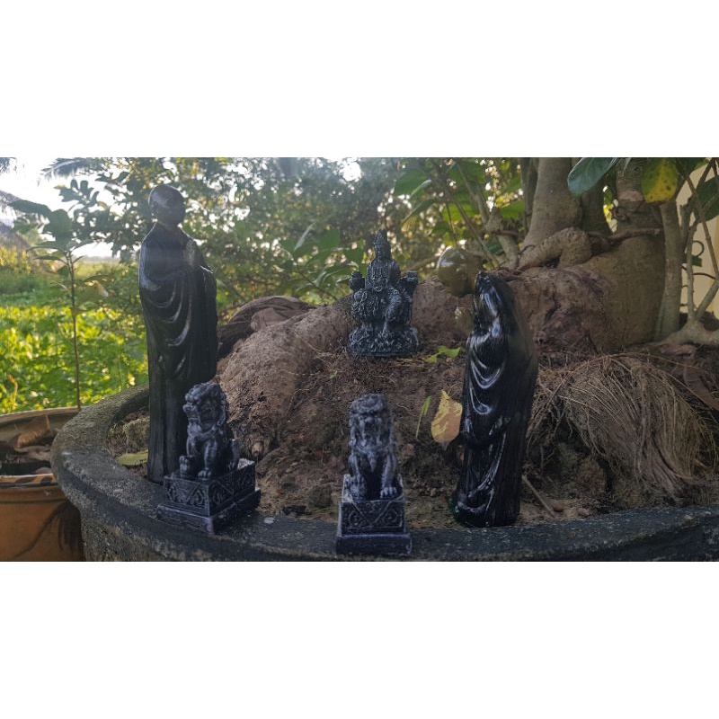 SET 5 TƯỢNG MINI CHƠI TIỂU CẢNH, HÒN NON BỘ