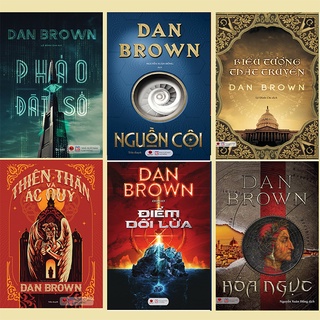 Sách - Trọn bộ Dan Brown - Bìa cứng Pháo đài số + Thiên thần và ác quỷ +