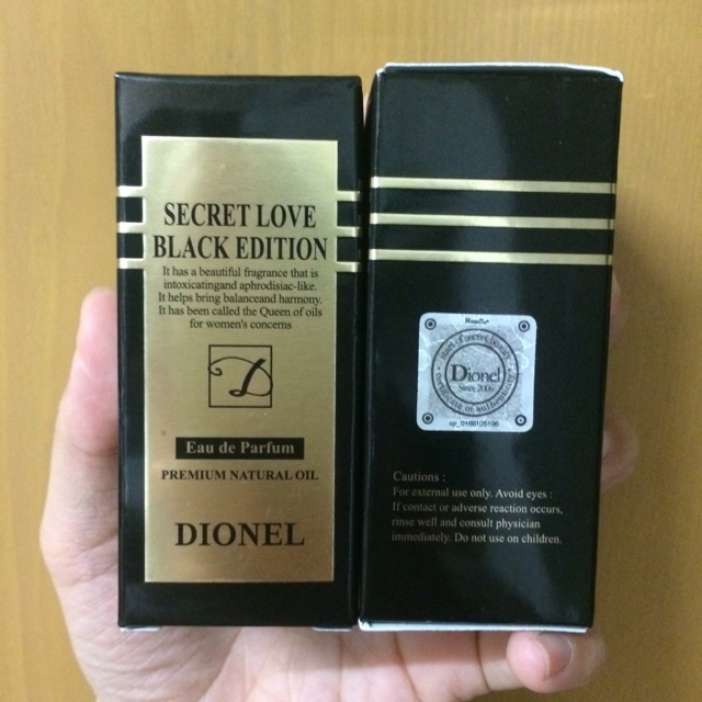 (AUTH) Nước hoa Dionel Secret Love Black Edition (Eau de parfum)