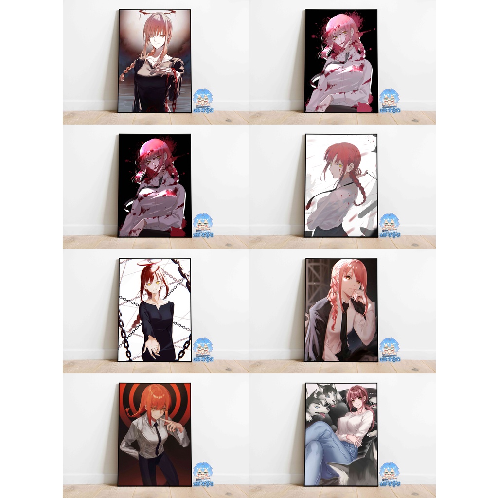 Poster A3 Makima (2) Anime Manga Chainsaw Man - 2d tộc shop