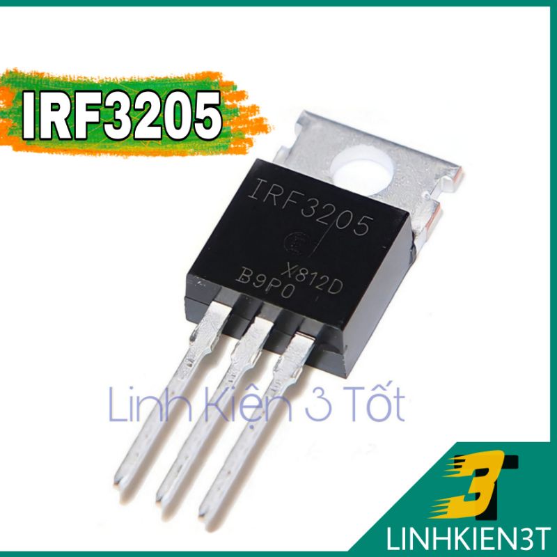 Linh Kiện MOSFET IRF3205 TO-220 lưng đồng chính hãng mới 100%