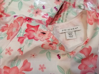 Đầm thô hoa Primark dư xịn