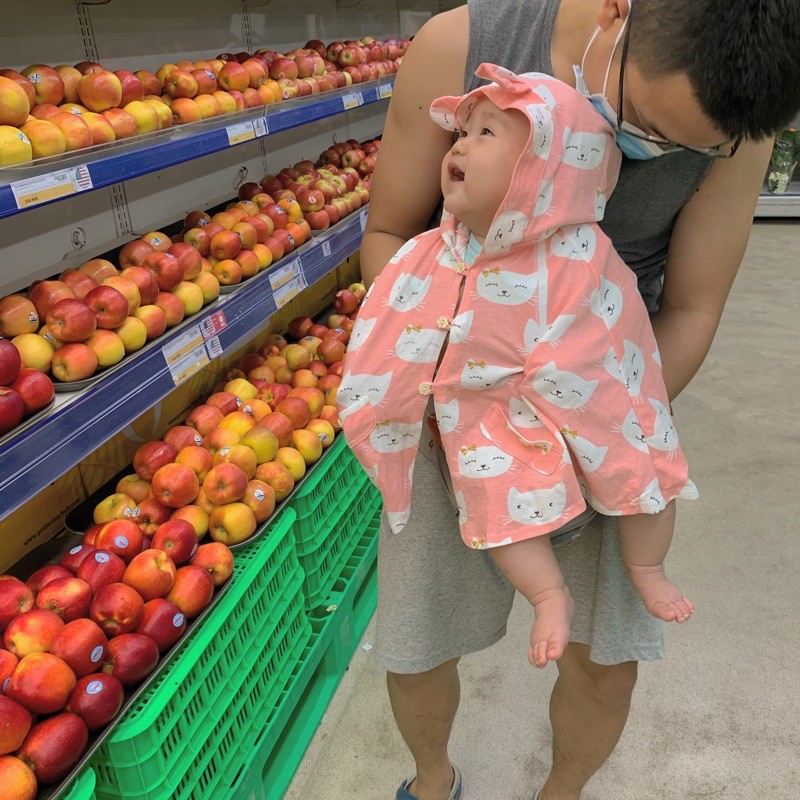Áo choàng chống nắng, giữ ấm kiểu cánh dơi cho bé trai, bé gái từ 0-6 tuổi, áo khoác cho bé