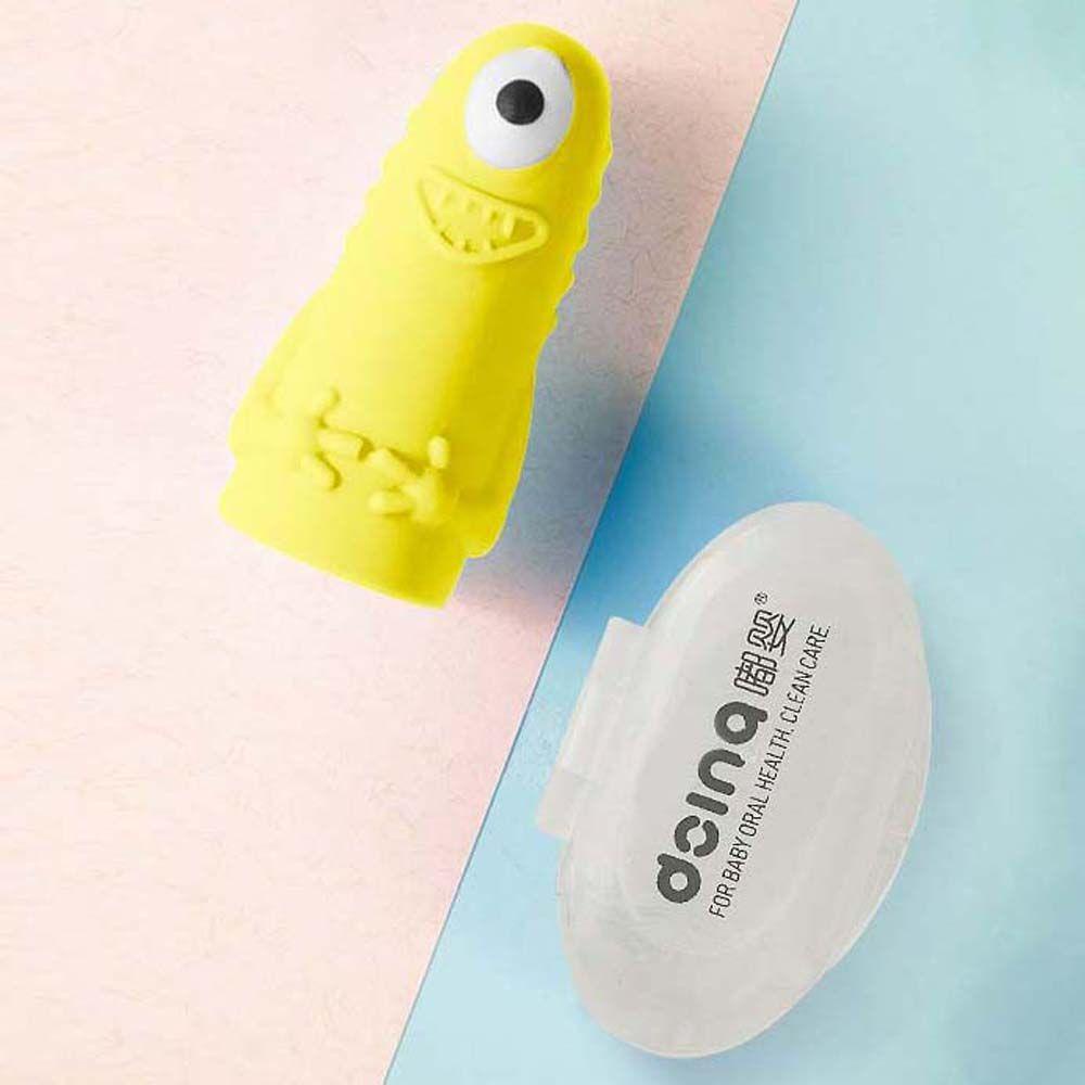 Bàn Chải Silicone Đeo Ngón Tay Chăm Sóc Răng Miệng Cho Bé Sơ Sinh