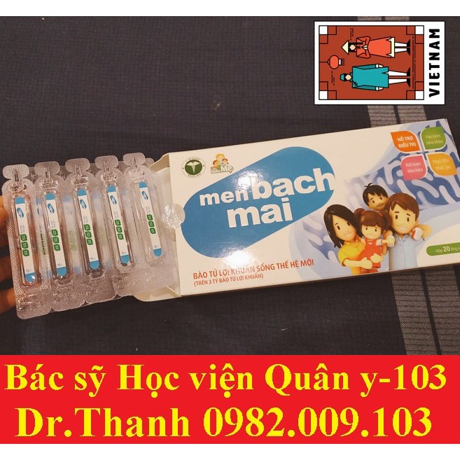 Men sống bạch mai thế hệ mới (dùng cho táo bón,tiêu chảy,kém ăn chậm lớn,men Gold vi sinh) | BigBuy360 - bigbuy360.vn
