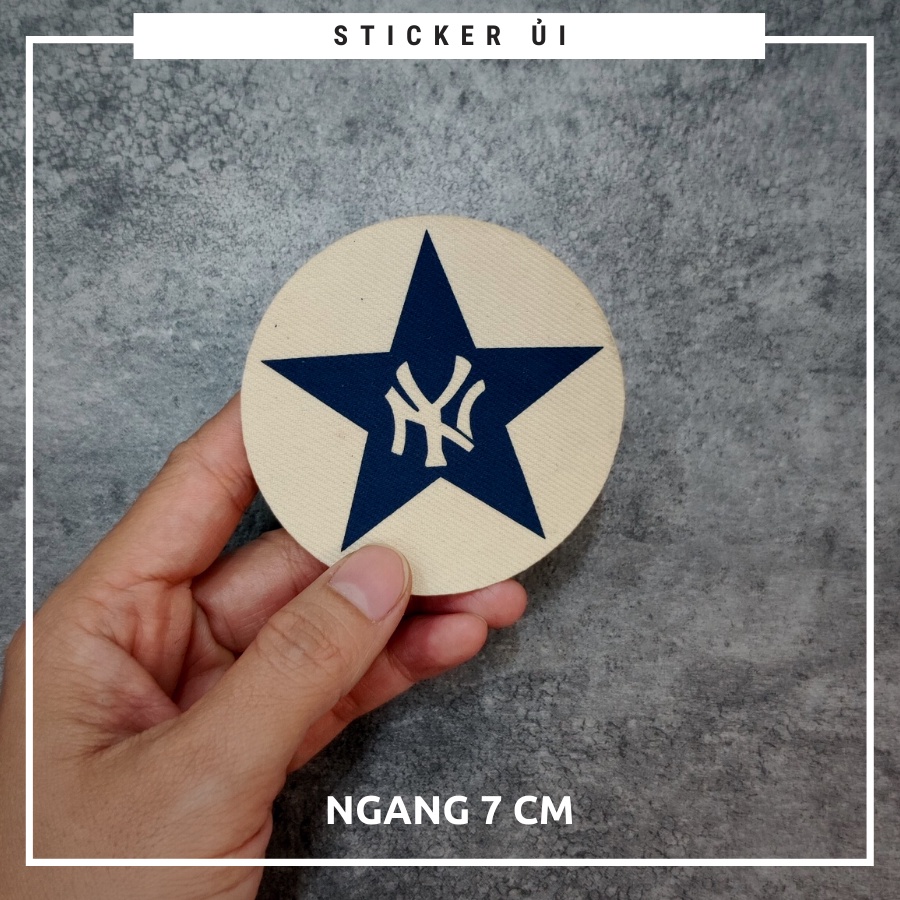 Sticker ủi áo Cao cấp - CÓ SẴN KEO ỦI - sticker vải dùng làm miếng vá áo, phụ kiện trang trí quần áo, balo, giày, nón