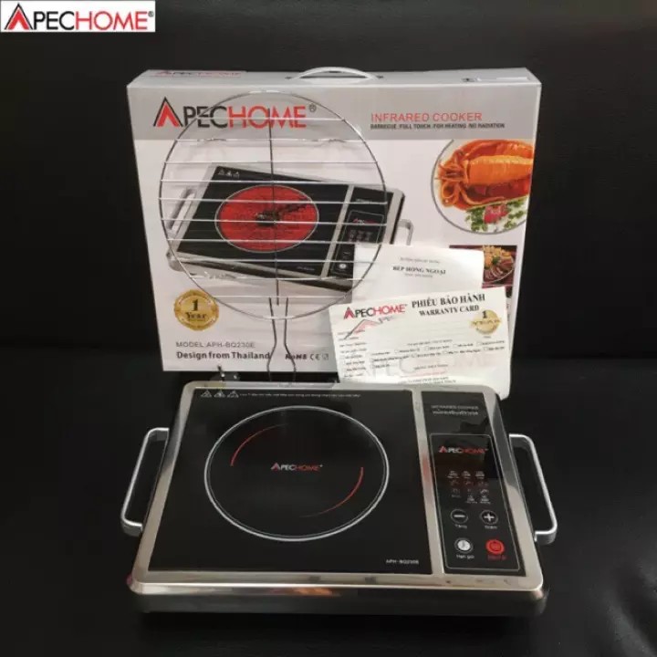 Bếp hồng ngoại Apechome Tặng kèm vỉ BQ230E Infrared