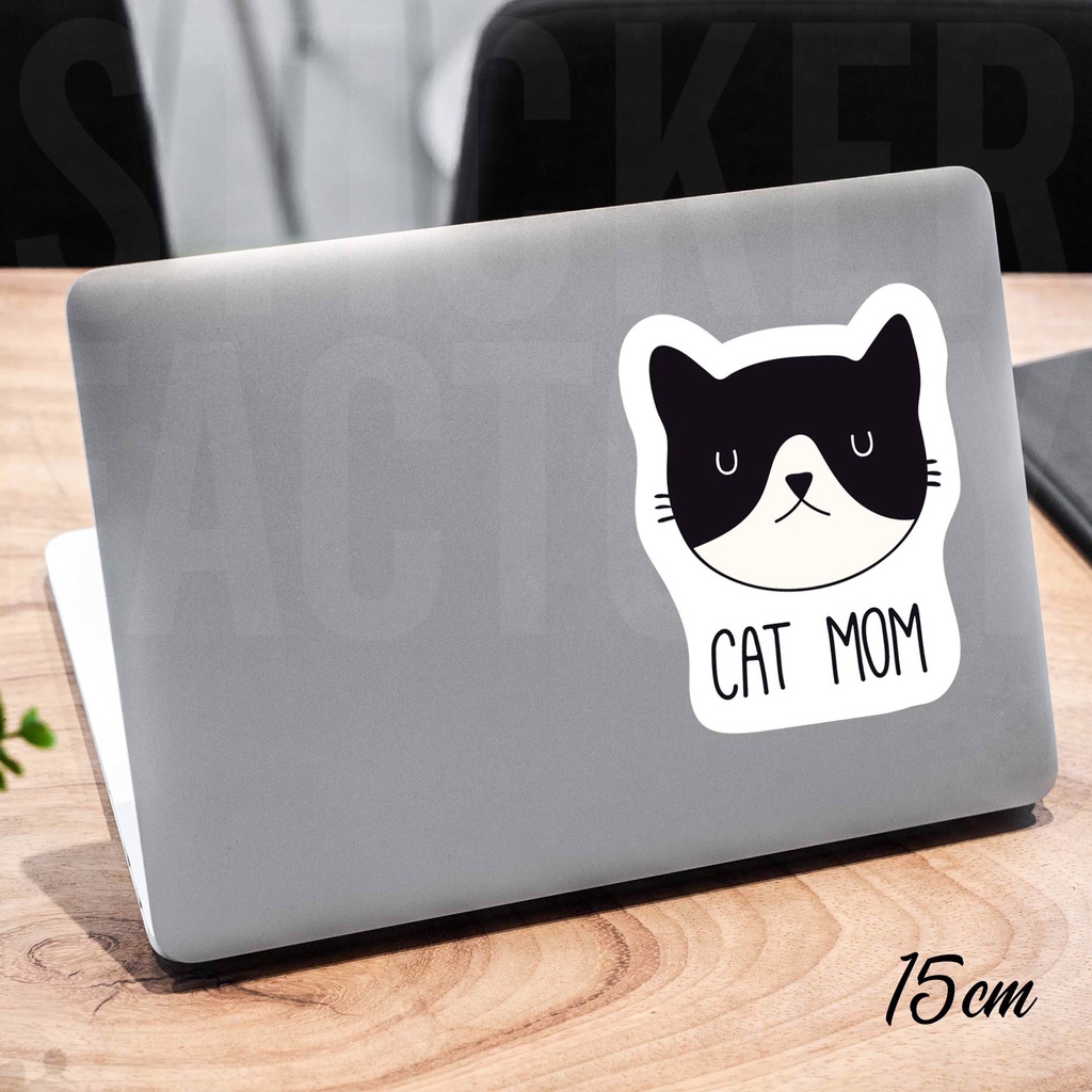 CAT MOM - DIECUT STICKER