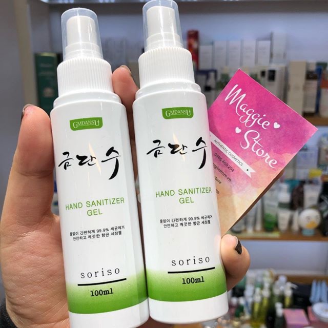 Gel kháng khuẩn SORISO Hand Sanitizer Gel
