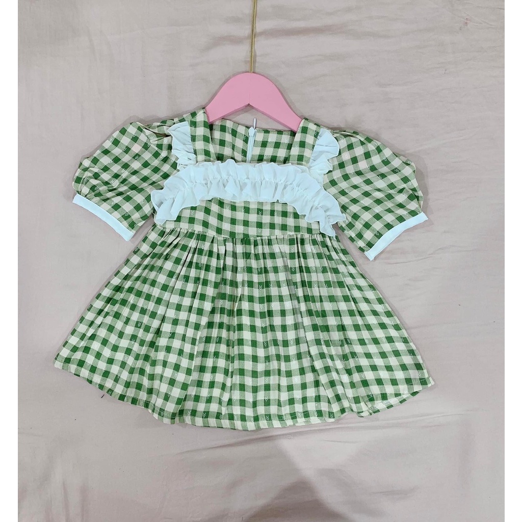 Đầm Bé gái  BABYSTORE88 - Váy Bé Gái - Đầm Công Chúa Hàng Thiết Kế VNXK v70