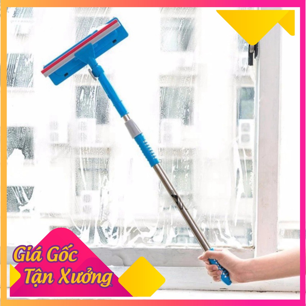 (Giảm Giá Khủng)   Cây Lau Kính Cán Dài Tiện Dụng  - 3004 (Xả Kho Cắt Lỗ)