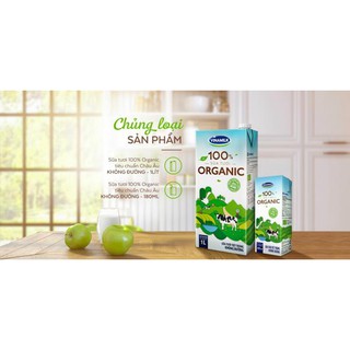 THÙNG 6 LỐC SỮA TƯƠI TIỆT TRÙNG VINAMILK 100% ORGANIC KHÔNG ĐƯỜNG-LỐC 4 HỘP X180ML