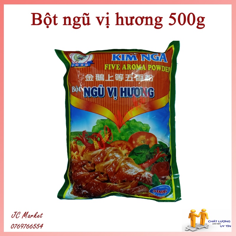 Bột Ngũ Vị Hương hiệu Kim Nga gói 500g