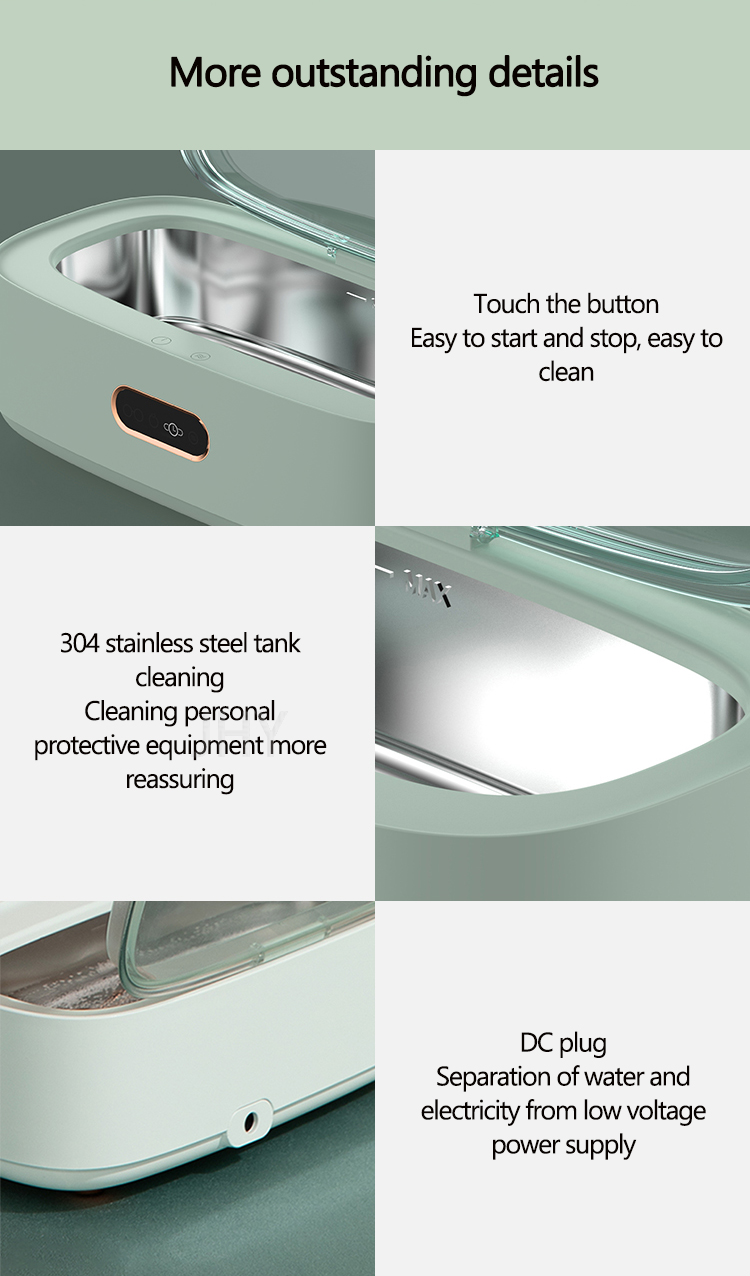 Máy vệ sinh siêu âm Xiaomi Lofans 360° làm sạch đa hướng đa năng cho các vật dụng nhỏ