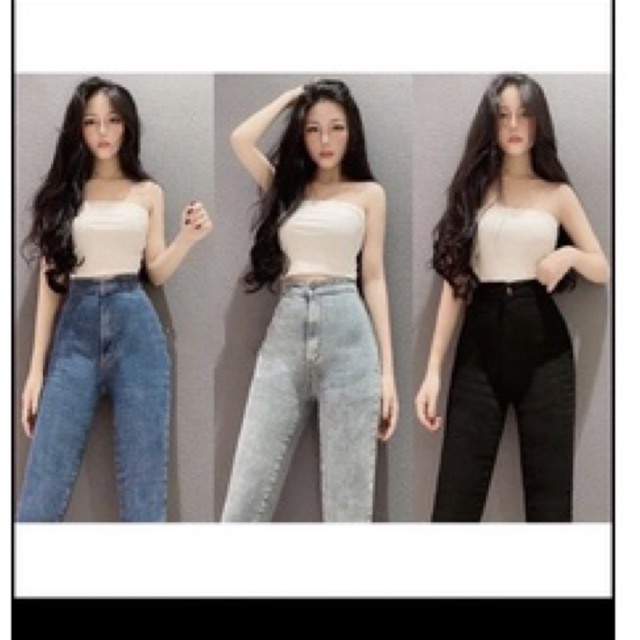 Quần ôm cạp siêu cao không túi 1 nút