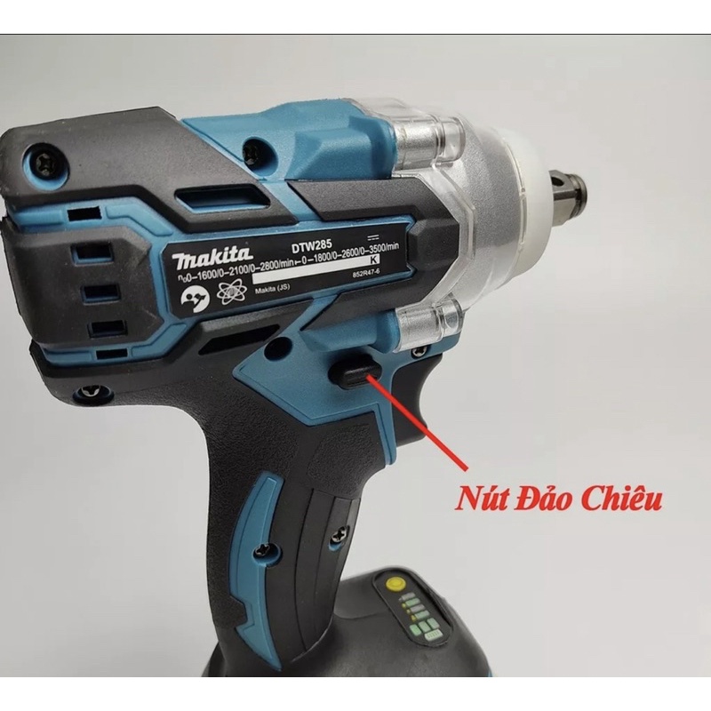Máy siết bulong Makita không chổi than 3 chức năng khoan, mở ốc, bắt vít