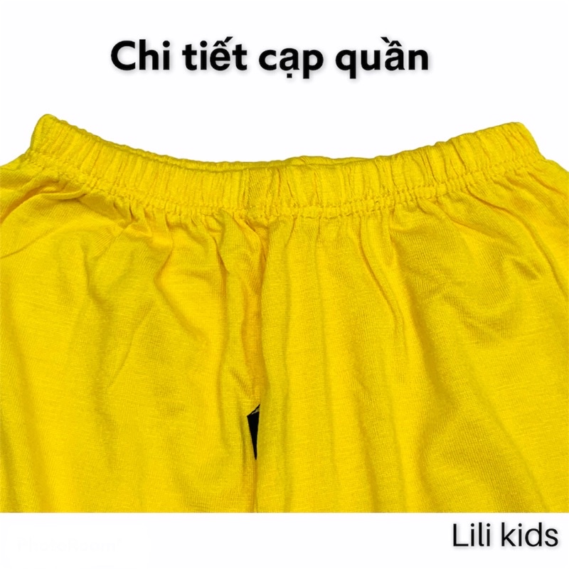 Quần Dài Cho Bé Quần Chục Thun Lạnh Bo Gấu Cạp Thường Họa Tiết Nhỏ Xinh Cho Bé Trai Bé Gái lili.kids QCD07