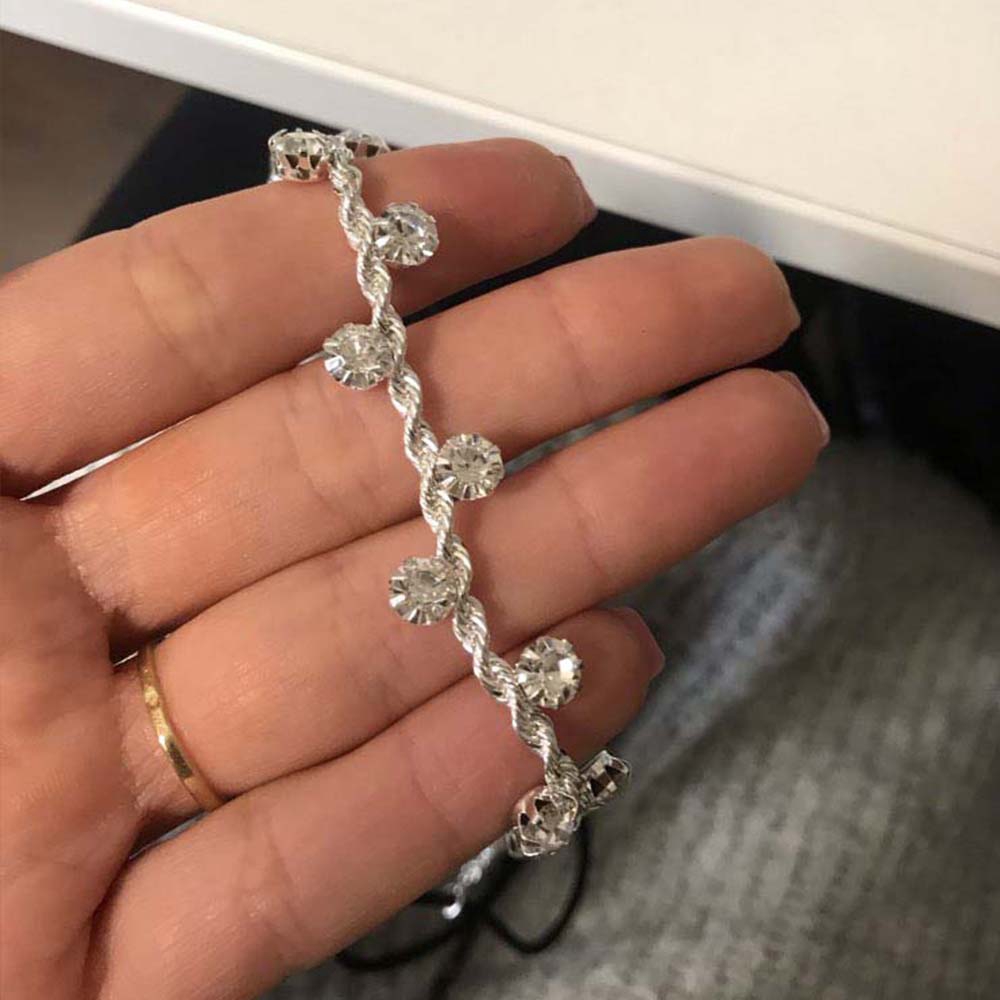 Băng Đô Cài Tóc Đính Đá Lấp Lánh Cho Nữ