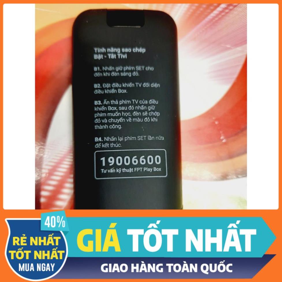 Remote Điều khiển FPT Play Box giọng nói TV Box FPT Play Box 2018, 2019, 2020- Hàng mới chính hãng t