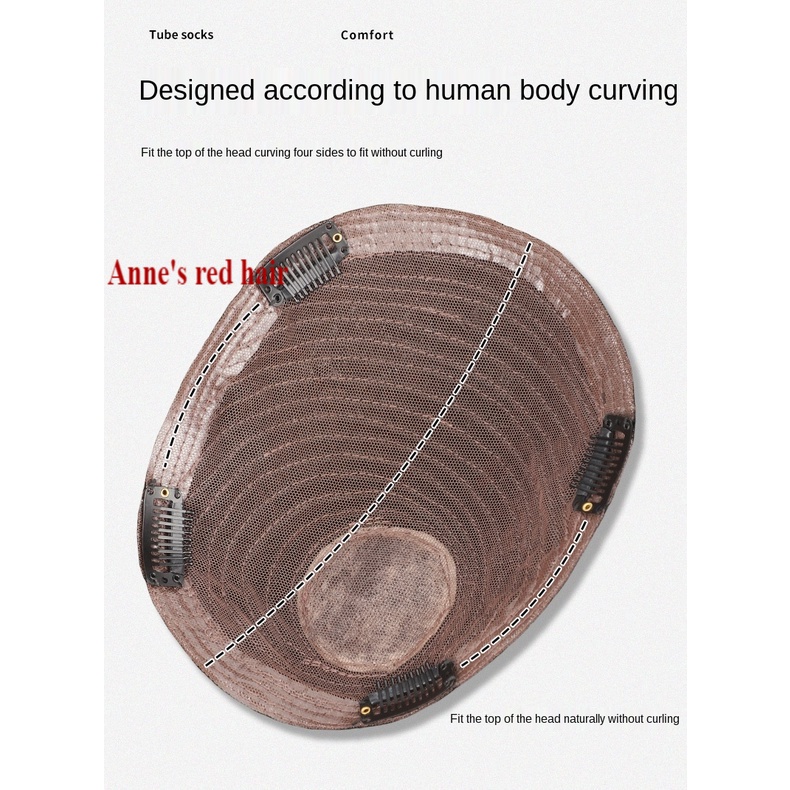 Bộ tóc giả ngắn màu sáng phong cách Hàn Quốc cho nam