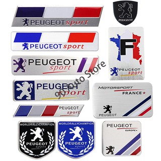 Miếng dán kim loại trang trí thân xe hơi Peugeot 5008 4008 308 208