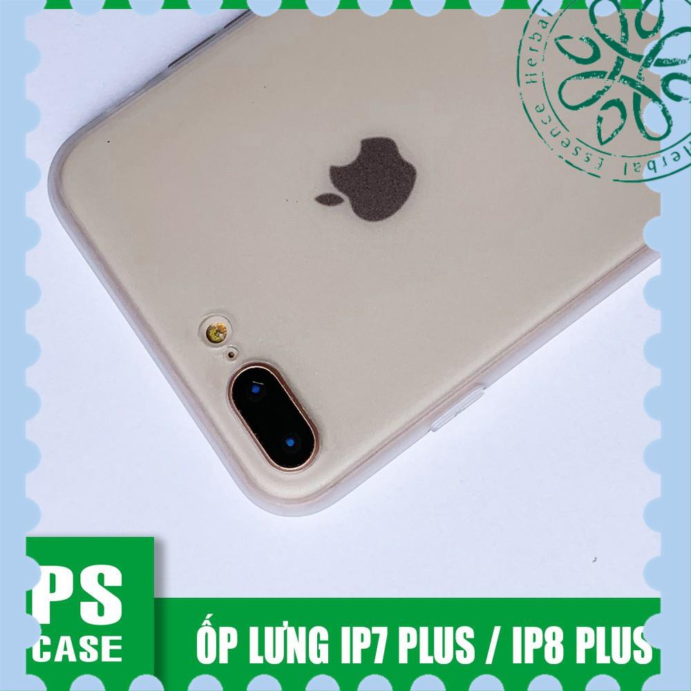 [người bán địa phương] Ốp lưng viền dẻo trong sần nhám iPhone 7 PLUS - iPhone 8 Plus - PS CASE phân phối