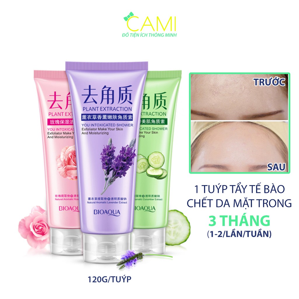 Gel kỳ tẩy tế bào chết giúp da mặt sáng màu và căng mịn - Cami - BA_007