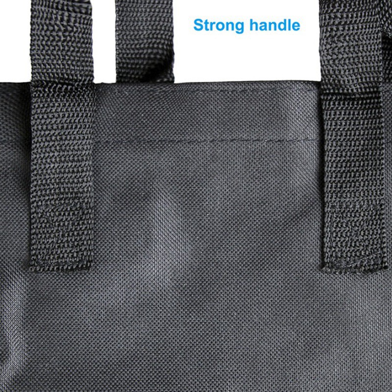 Black Wear-Resistant Windproof Oxford Cloth Sandbag Adjustable Fixing