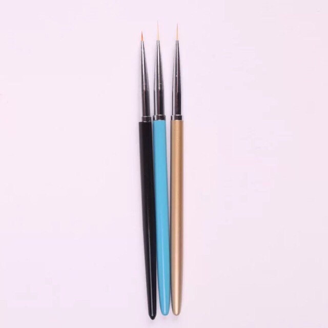 set Cọ nét 3 cây vẽ cọ nét nail