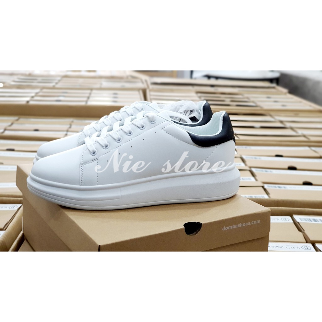 GIÀY DOMBA NAM NỮ HIGH POINT WHITE/BLACK