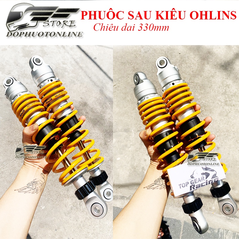 Phuộc Kiểu Ohlins Cho Wave Dream 330mm &lt;TOPGEAR&gt;