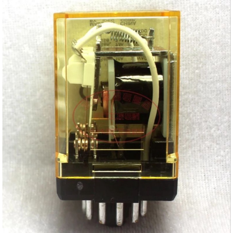 Rơ le Relay trung gian 11 chân tròn IDEC RR3P-U 10A 12V 24V 110V 220V